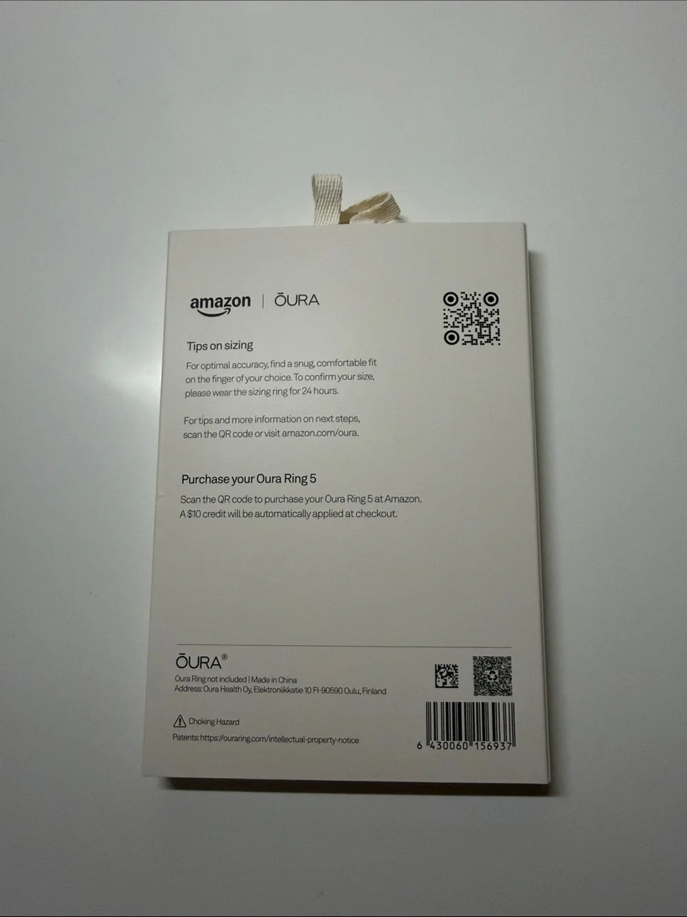 Oura Ring 5 Sizing Kit